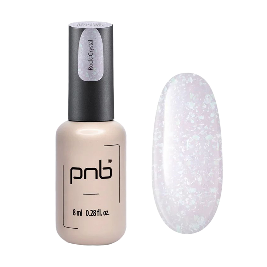 Гель-архітектор для нігтів PNB UV/LED Strong Iron Gel, Rock-Crystal, 8 мл